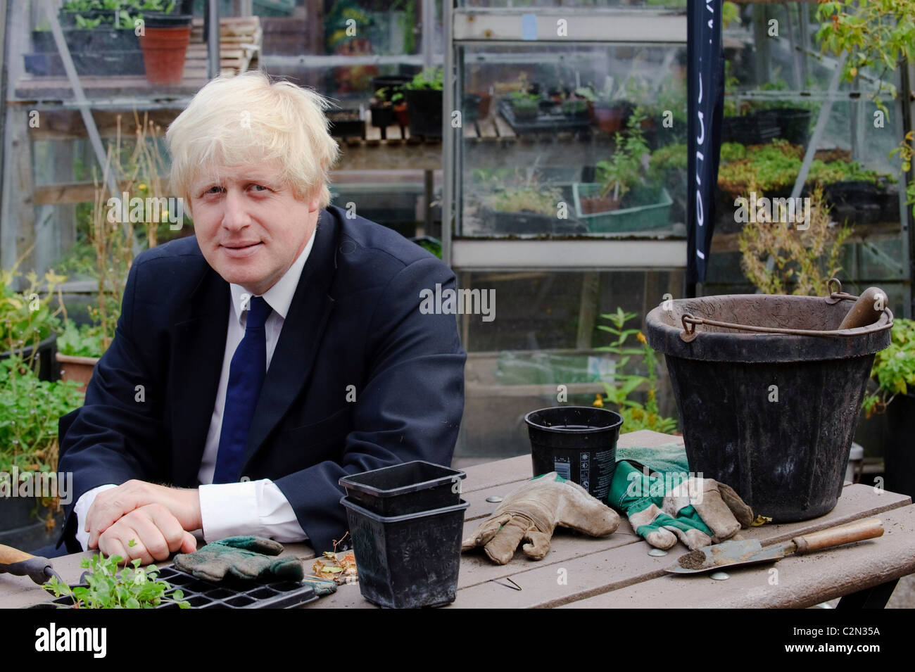 Le maire de Londres, Boris Johnson Banque D'Images