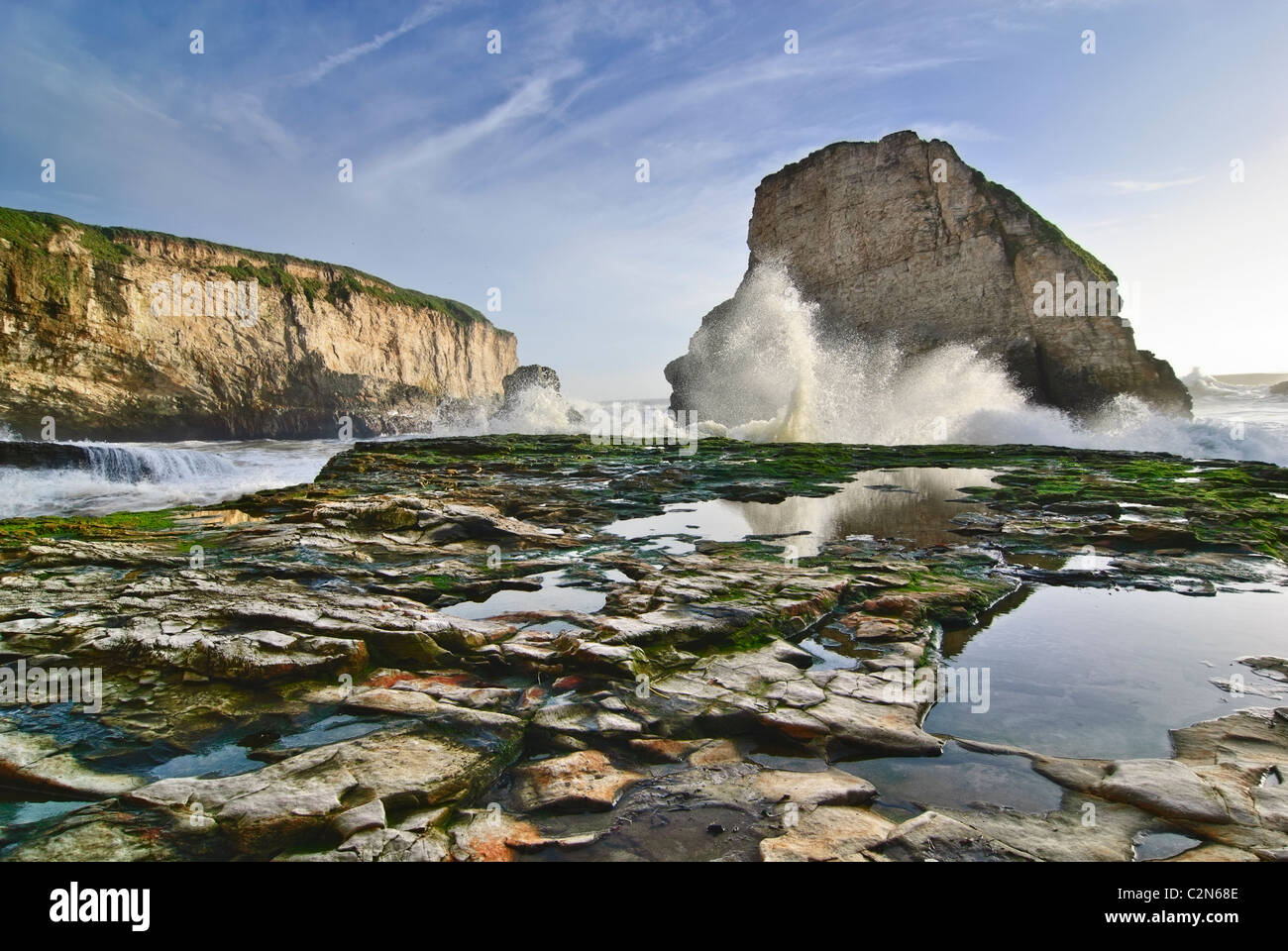 Spectaculaire vue sur l'aileron de requin Cove. Banque D'Images