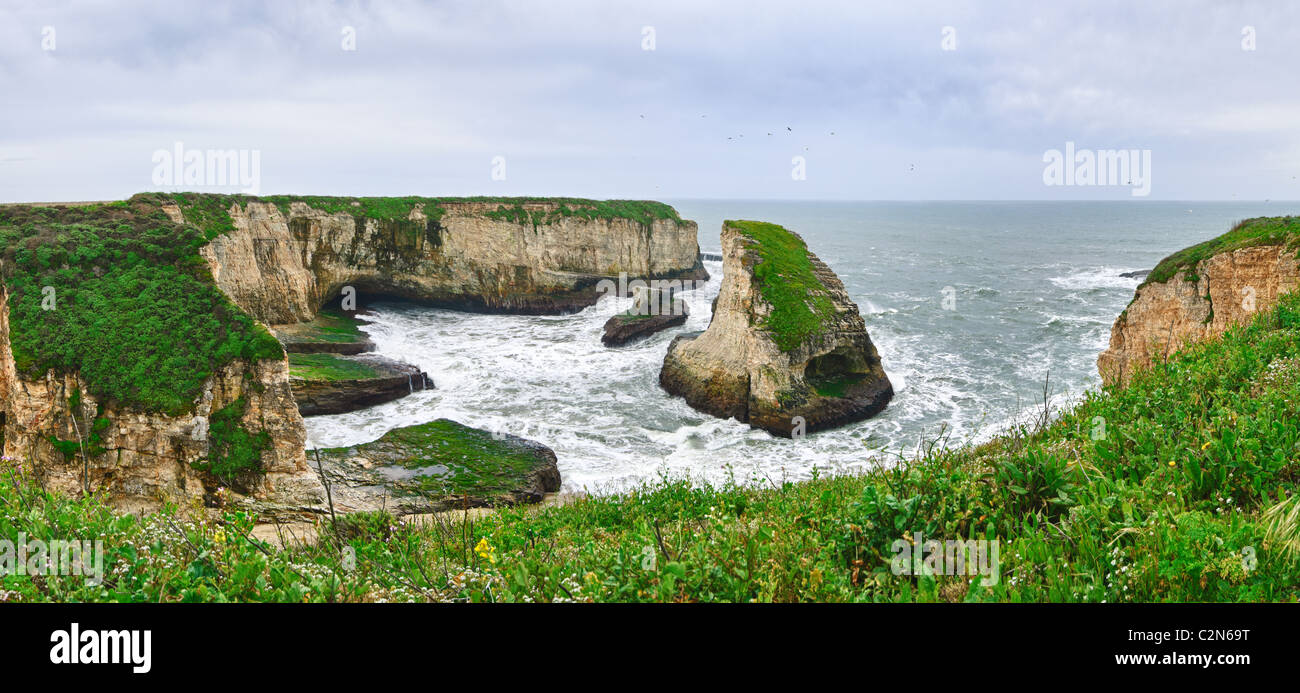 Spectaculaire vue sur l'aileron de requin Cove. Banque D'Images