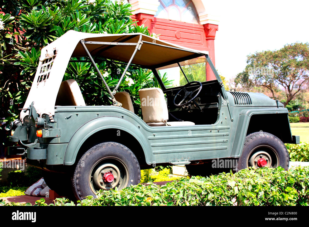 Une jeep vintage Banque D'Images