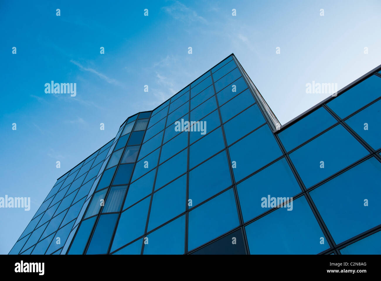 Bâtiment moderne de la ville de verre Banque D'Images
