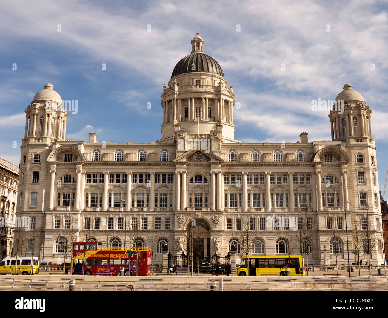 Port de Liverpool à Liverpool, Royaume-Uni Banque D'Images