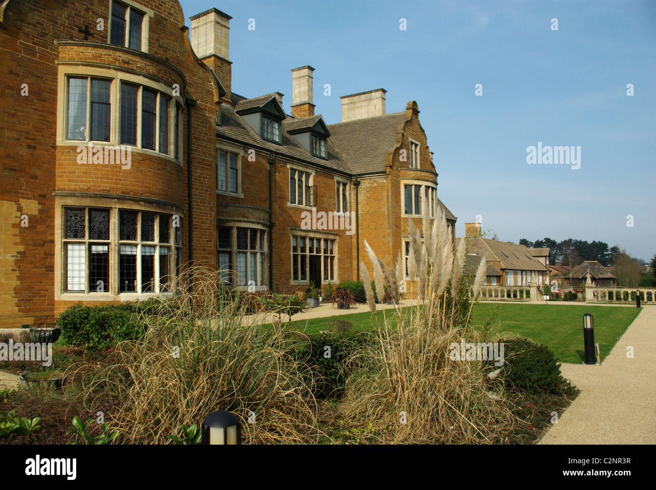Manfield Grange, une grande maison de campagne dans le district de Colline Spinney Northampton, Royaume-Uni Banque D'Images
