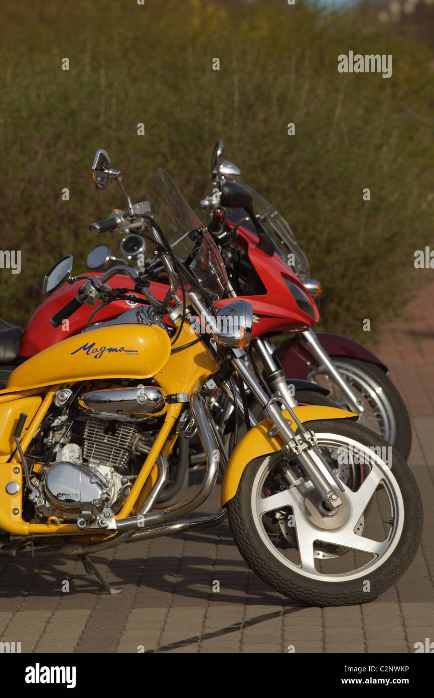 Motorcycle details daelim magma Banque de photographies et d'images à haute  résolution - Alamy