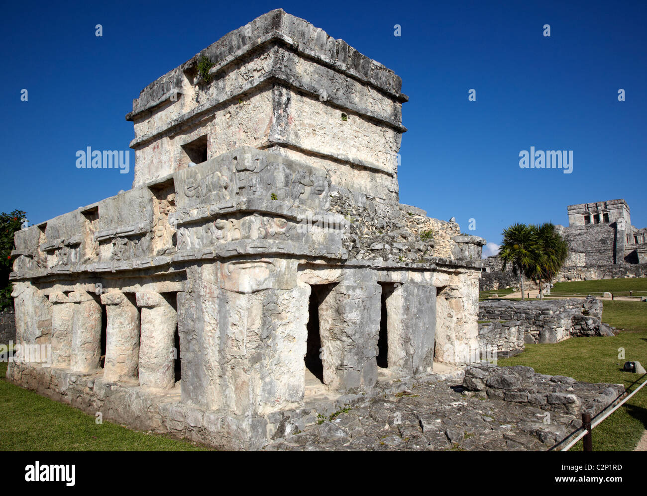 Les ruines de Tulum Tulum Quintana Roo Mexique Banque D'Images