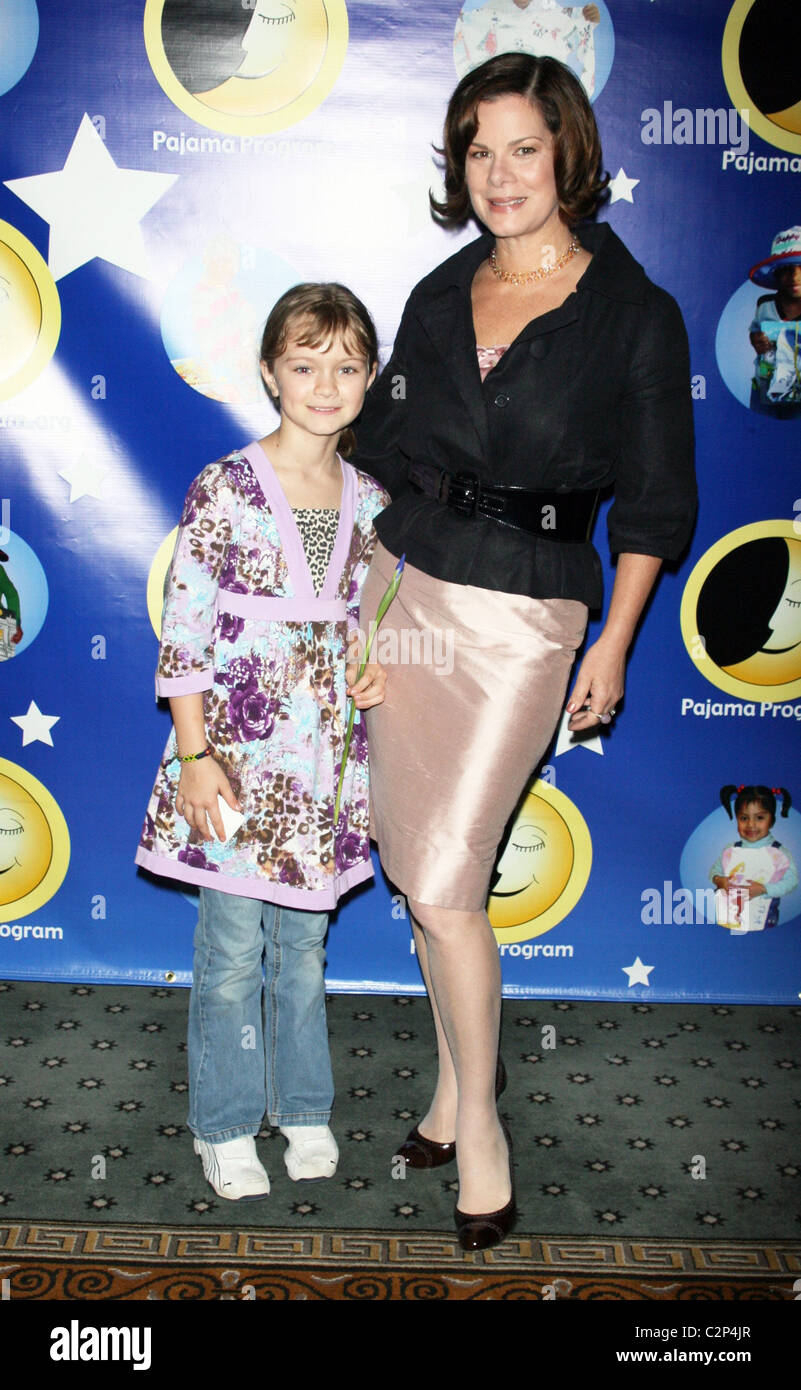 Eulala Grace Scheel et Marcia Gay Harden 6e déjeuner de remise des Prix annuels du Programme de pyjama au Pierre Hotel New York City, USA - Banque D'Images