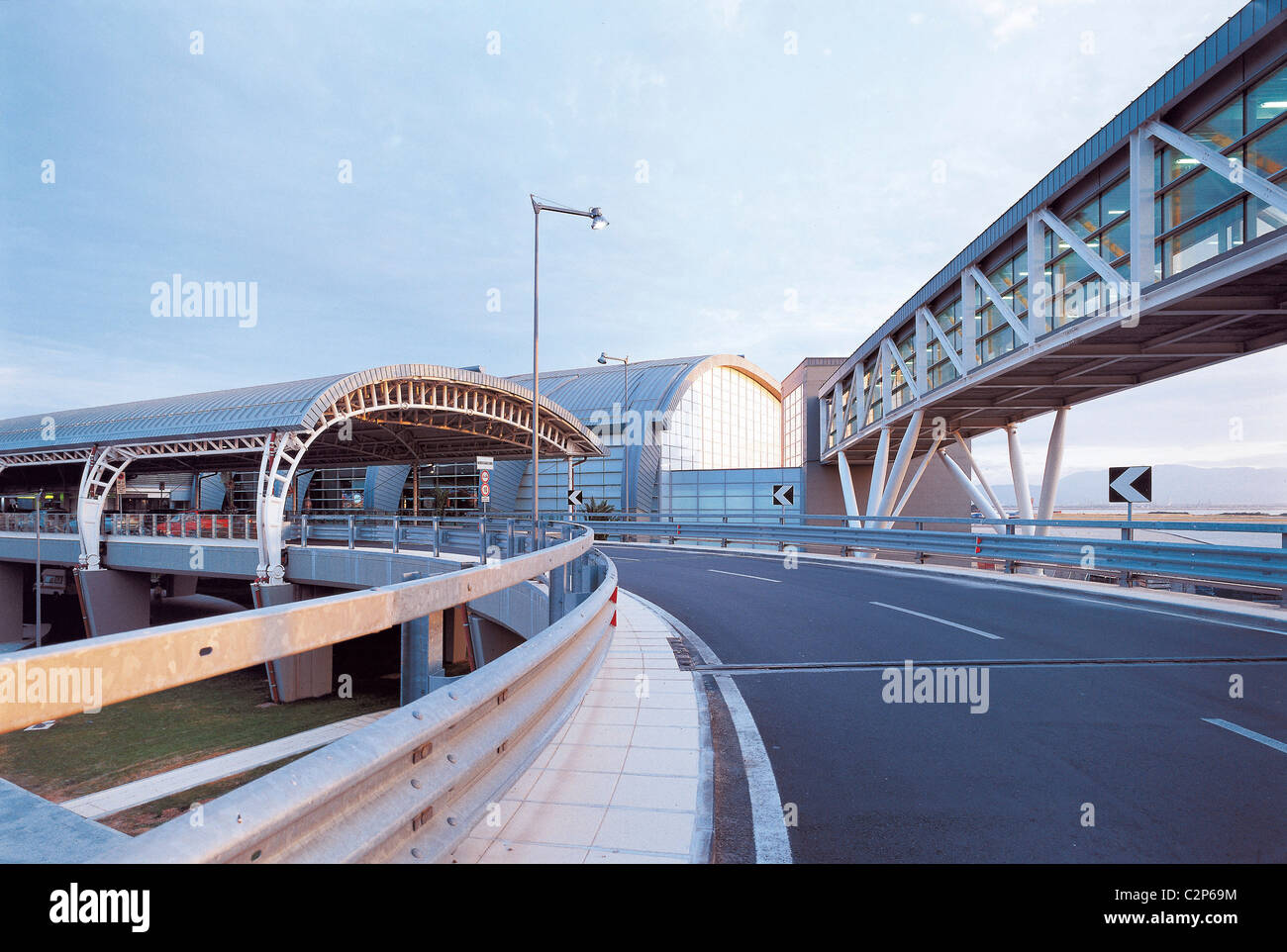 L'aéroport de Cagliari-Elmas, Sardaigne, Italie Banque D'Images