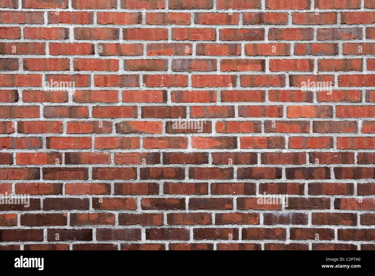 Mur dans la Norvège fait de briques. Bon fond texturé ou comme toile de fond. Banque D'Images