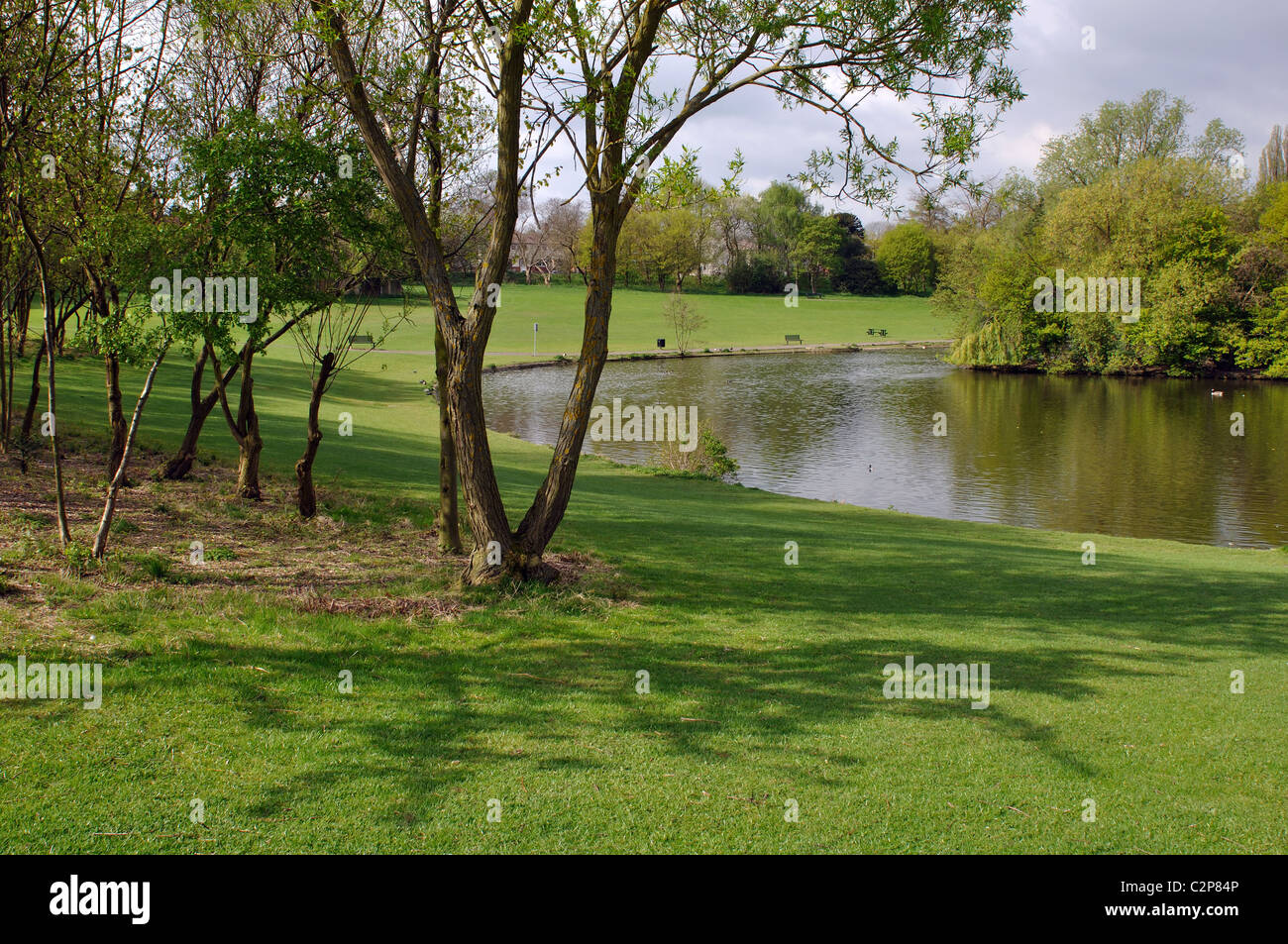 Braunstone Park, Leicester, Leicestershire, Angleterre, RU Banque D'Images