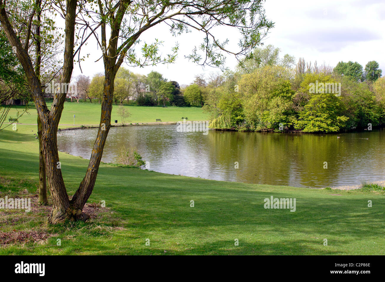 Braunstone Park, Leicester, Leicestershire, Angleterre, RU Banque D'Images