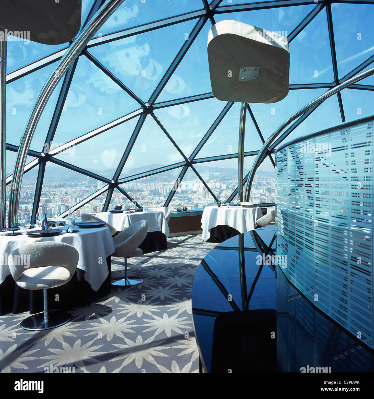 Hesperia Tower Hotel, Barcelone Banque D'Images