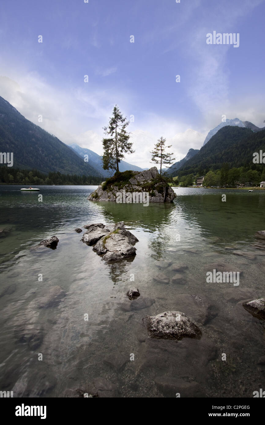 Les près de Hintersee Ramsau Banque D'Images