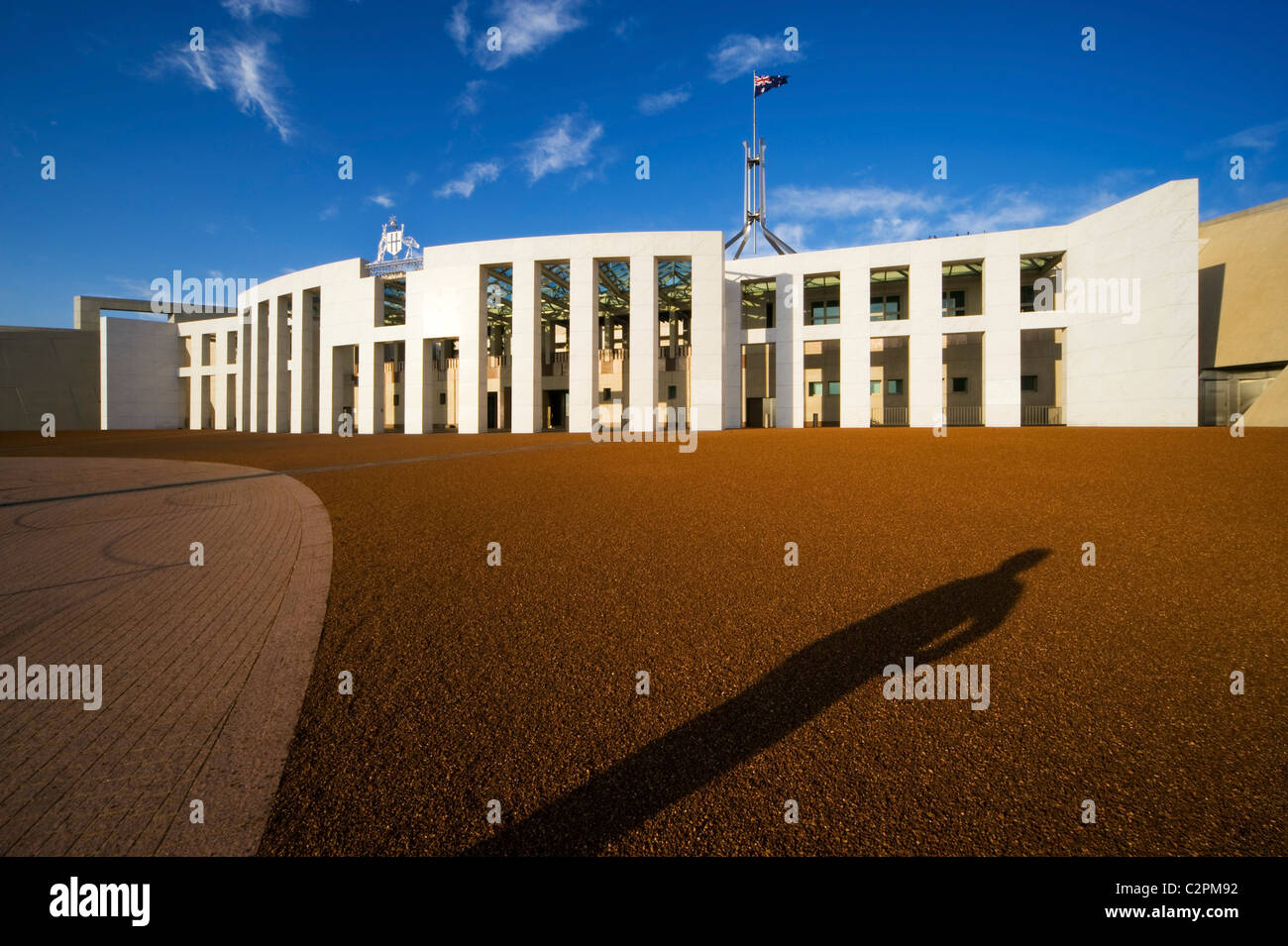 La Maison du parlement de l'Australie, Canberra, ACT, Australie. Banque D'Images