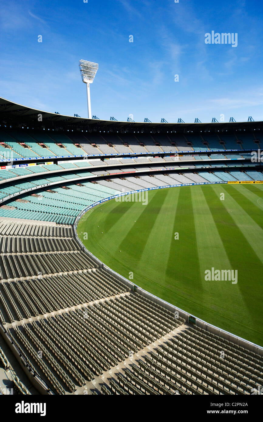 Terrain de cricket de Melbourne, Australie, MCG. Banque D'Images