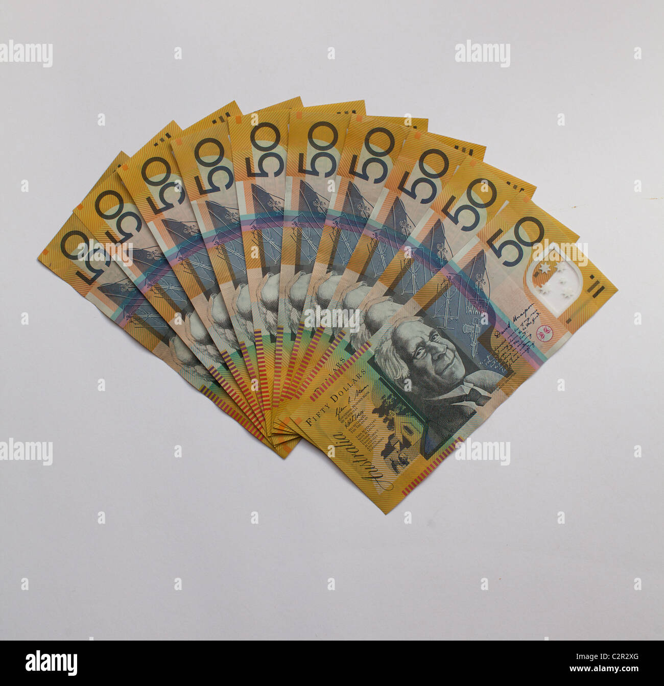Dollar australien 50 $ Notes Banque D'Images