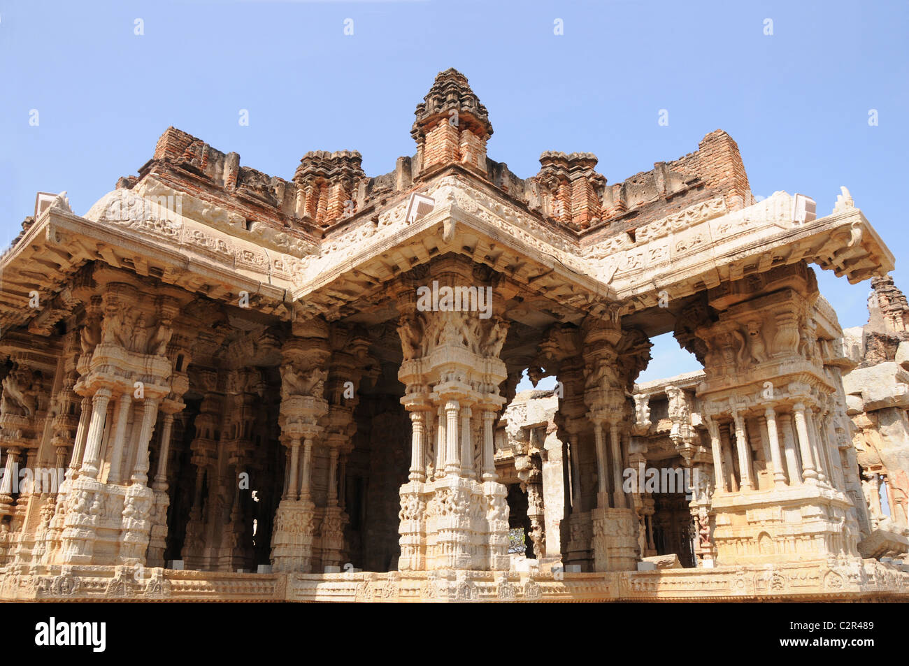 Vittala temple, un monument du patrimoine mondial Banque D'Images