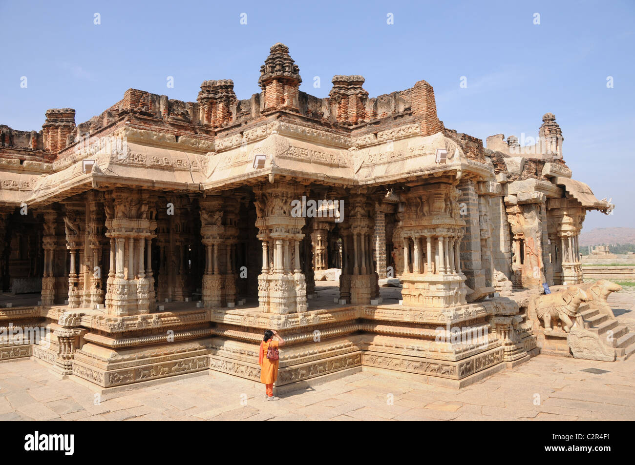 Vittala temple, un monument du patrimoine mondial Banque D'Images