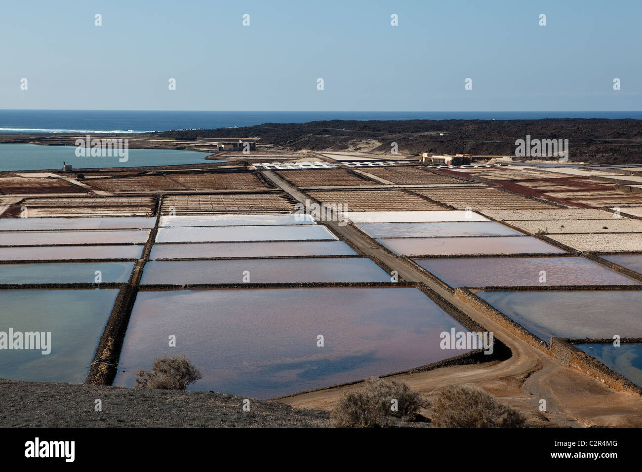 Production de sel Banque D'Images