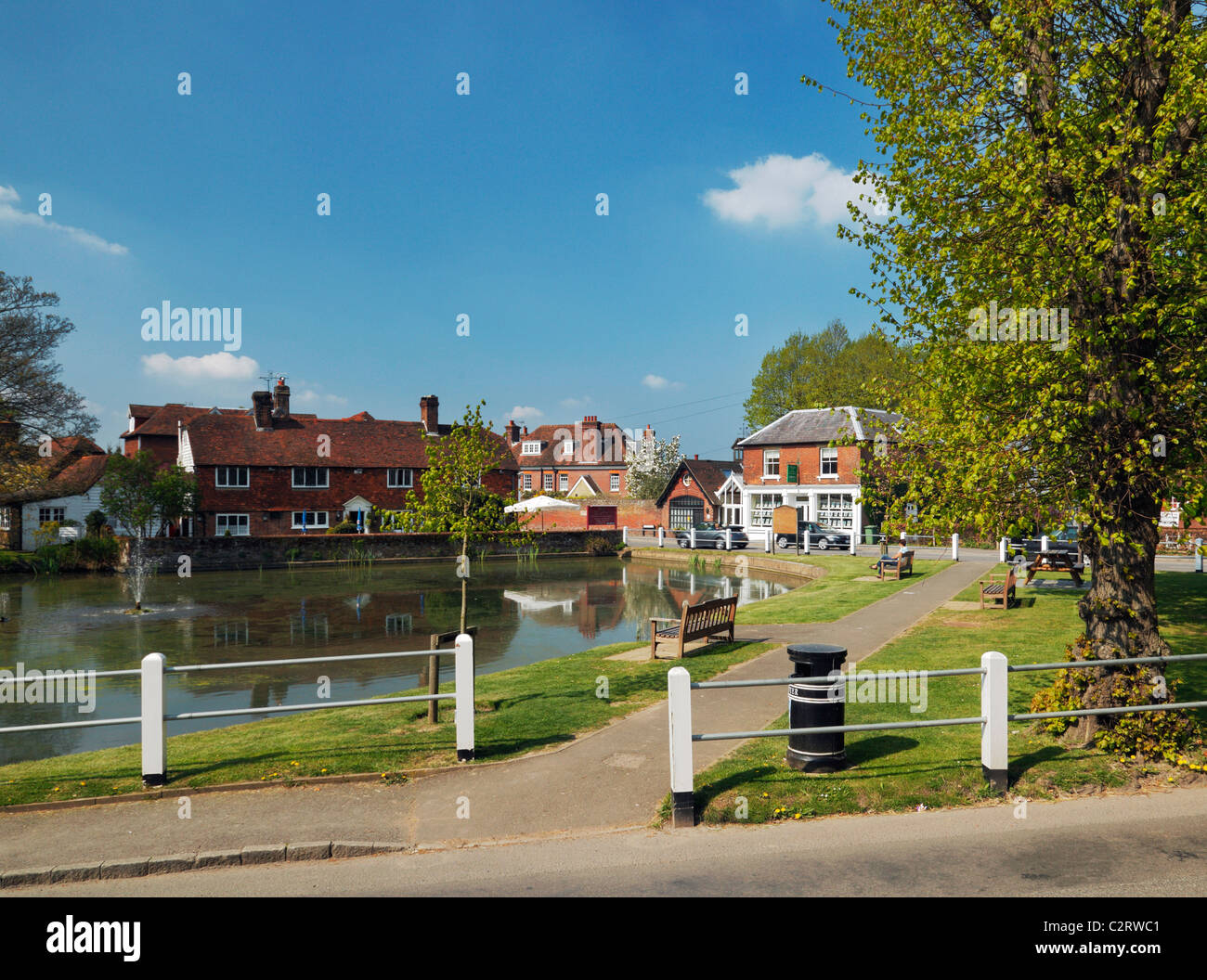 Le Village de Wealden Goudhurst Banque D'Images