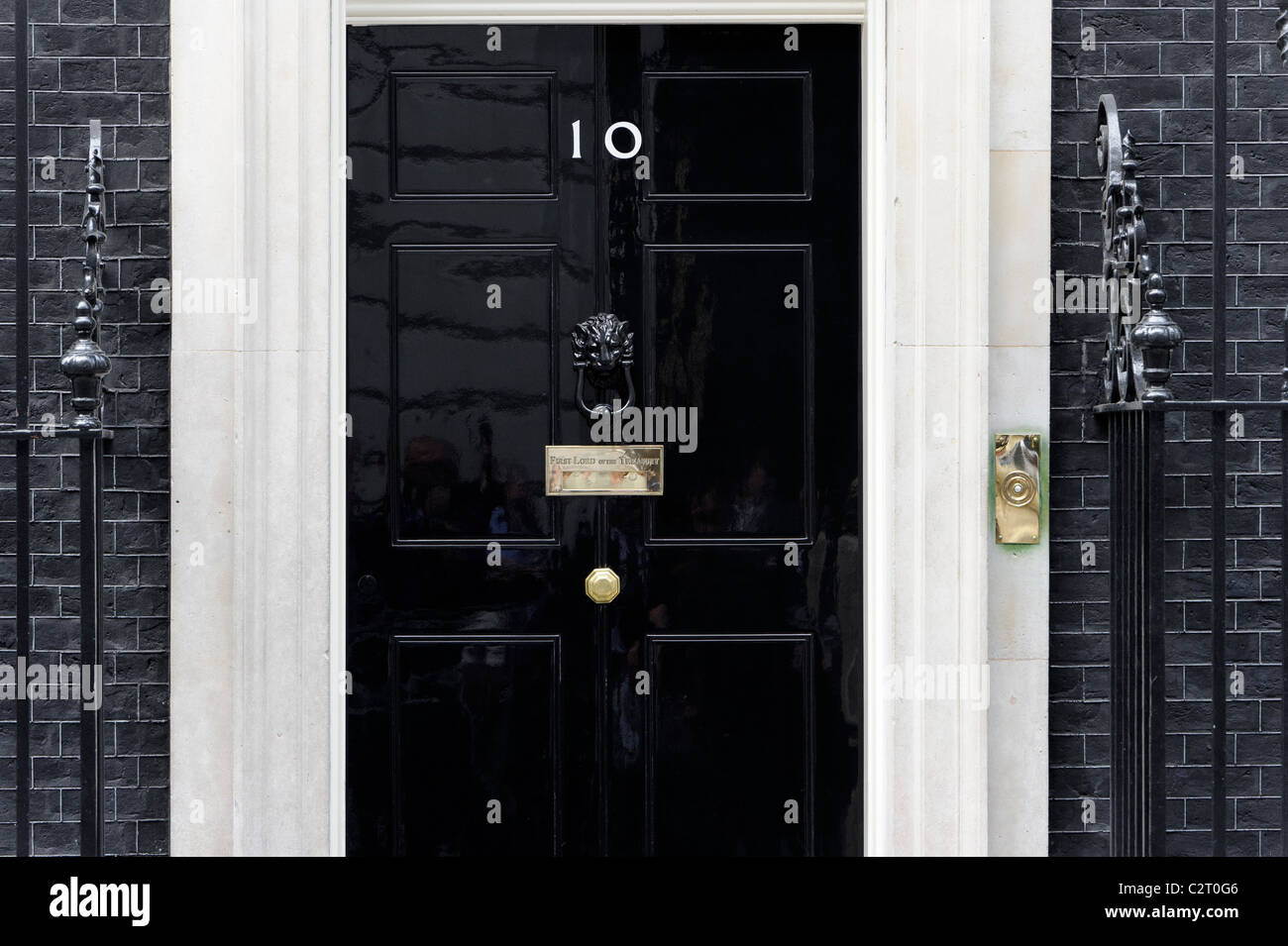 10 Downing Street, Londres. Banque D'Images