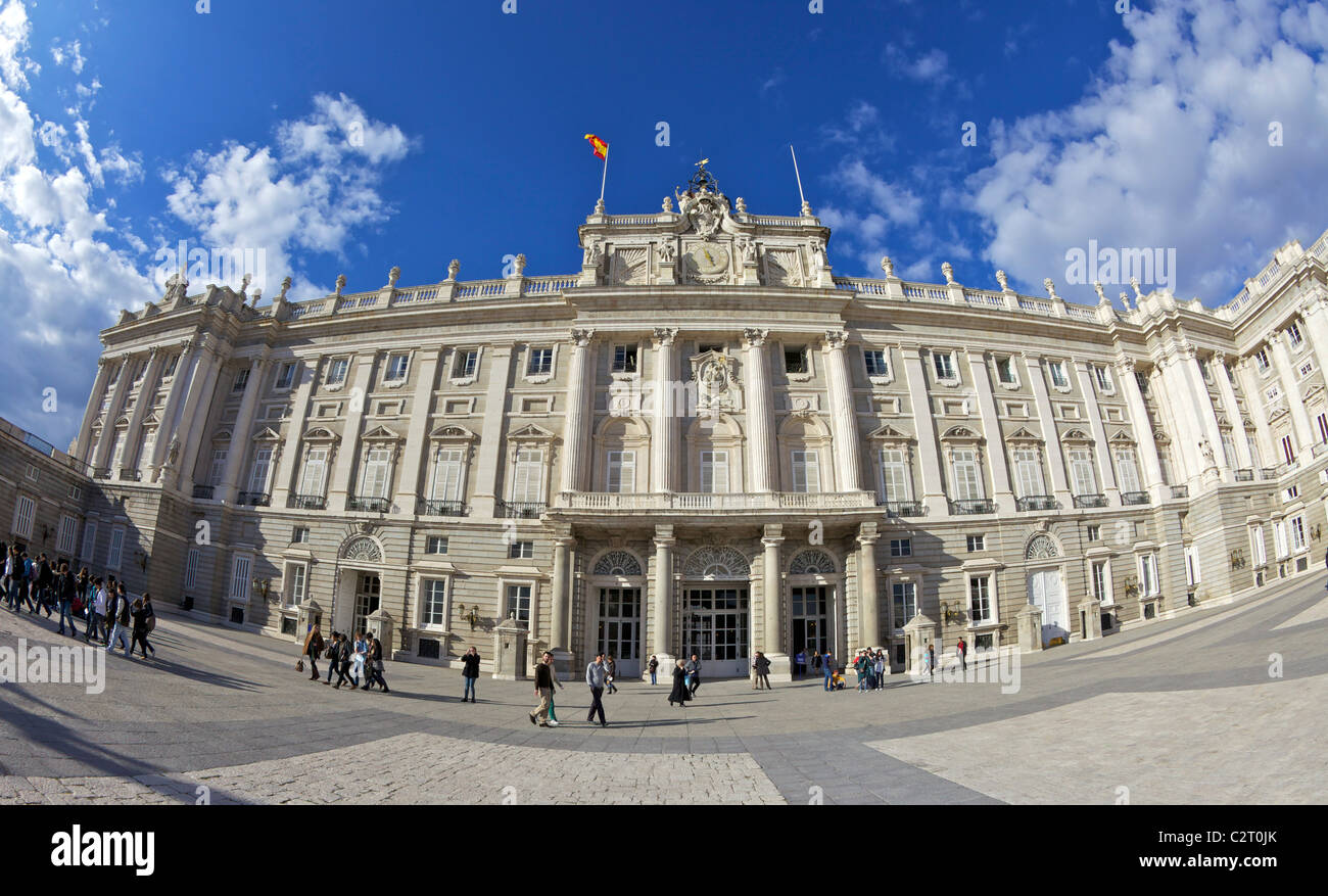 Palais Royal, Palazio Real, Madrid, Espagne, Europe, UNION EUROPÉENNE, Banque D'Images