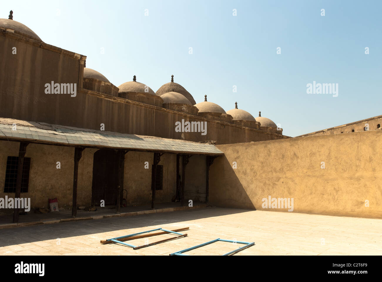 Cour de la mosquée de Soliman Pacha al-Khadim - La Citadelle de Saladin au Caire, de Basse Egypte Banque D'Images