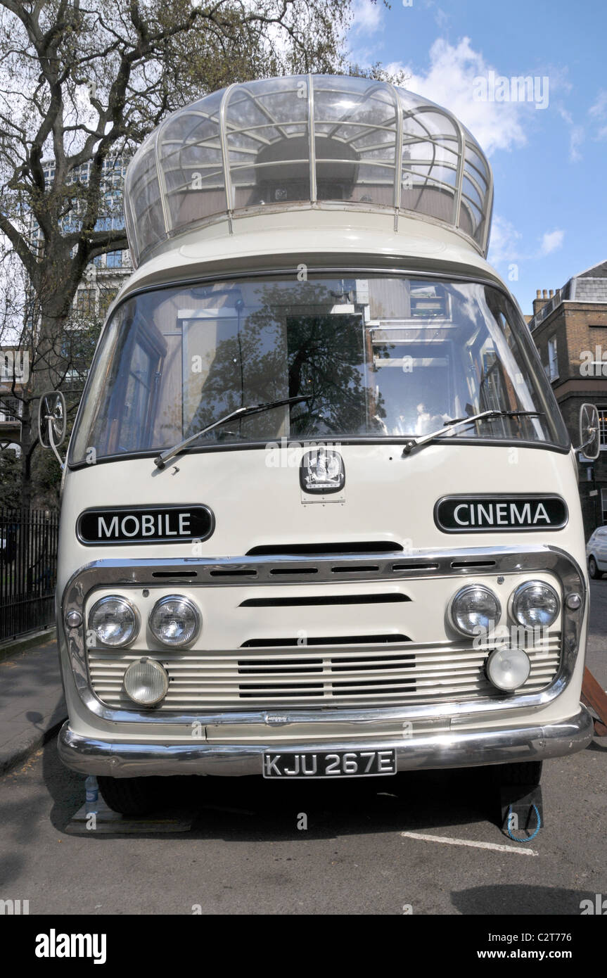 Cinéma mobile Soho Square Ministère de technologie films les films 1950 Banque D'Images