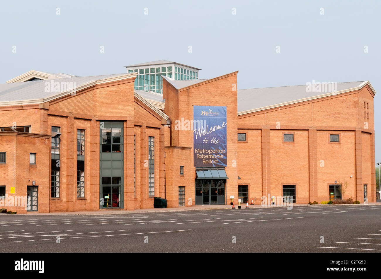 Whitewell Metropolitan Tabernacle, Belfast, le plus grand et le plus riche dans l'Eglise d'Irlande du Nord. Banque D'Images