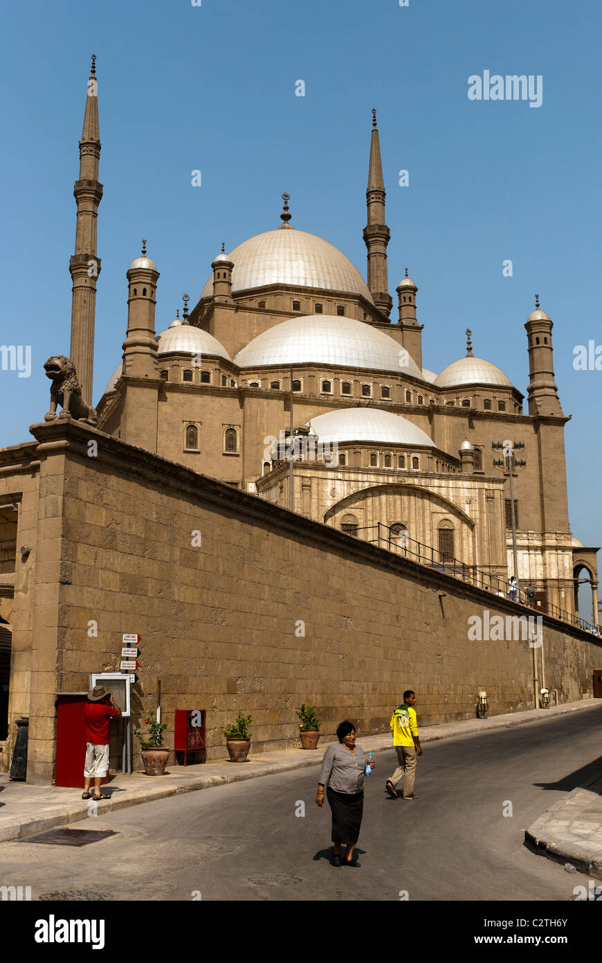 La mosquée Mohamed Ali - Le Caire, La Citadelle de Saladin, de Basse Egypte Banque D'Images