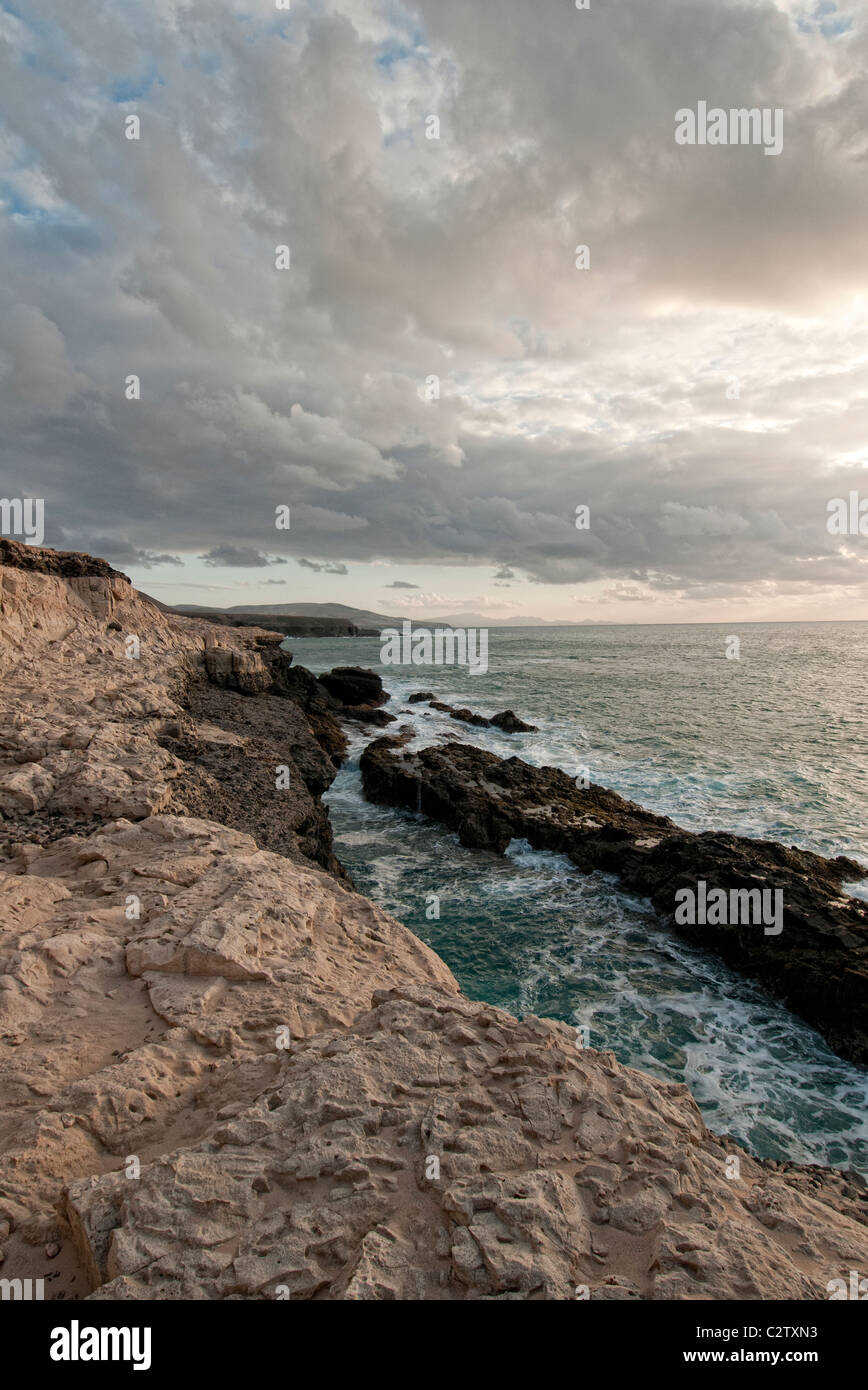 Ajuy roches géologiques fuerteventura canaries Banque D'Images