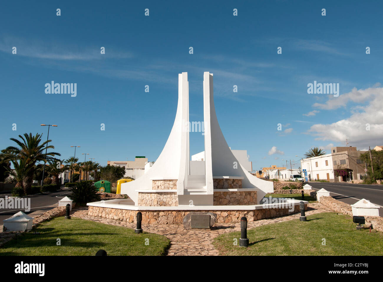 Monument à Antigua Fuerteventura Banque D'Images