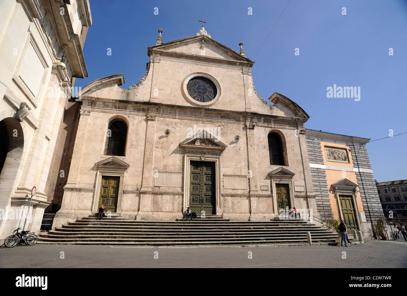 L'Italie, Rome, église santa maria del popolo Banque D'Images