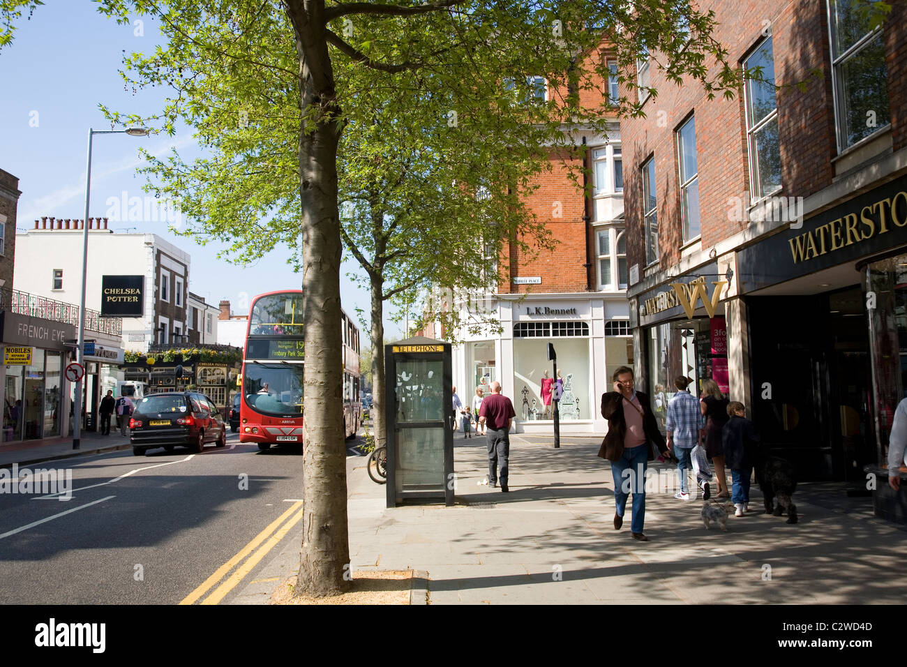 Kings Road à Londres Banque D'Images