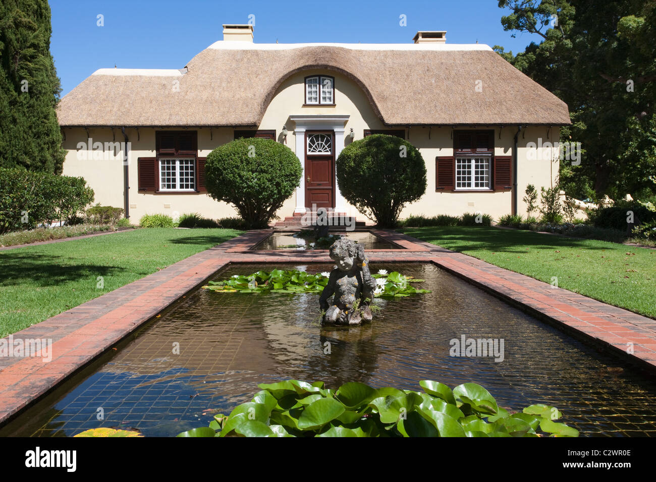 Vergelegen homstead, Vergelegen Wine Estate, Somerset West, Western Cape, Afrique du Sud Banque D'Images