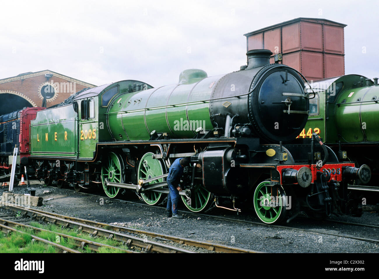 Bo'Ness, Écosse. Moteur à vapeur, LISEUR, moteurs, train, trains, chemin de fer britannique, chemins de fer Banque D'Images