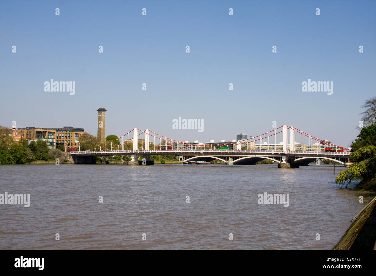 Chelsea Bridge Londres Angleterre Banque D'Images