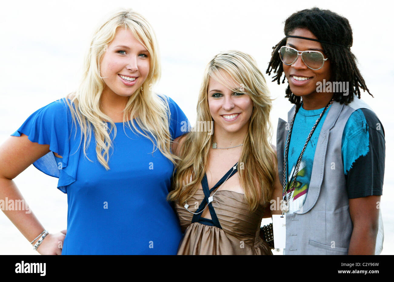 Alex, Marissa et Bjorn acteurs sur MTV's nouveau spectacle 'Mes Super Sweet 16 présente : exilé !' Los Angeles, Californie - 18.08.08 Banque D'Images