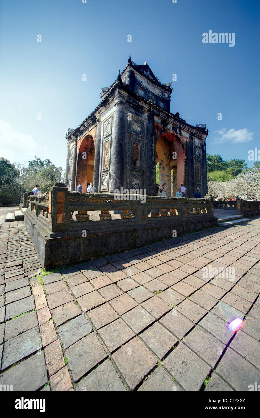 Hue (en chữ nôm 化) est la capitale de la province de Thừa Thiên - Hue, Vietnam. Banque D'Images