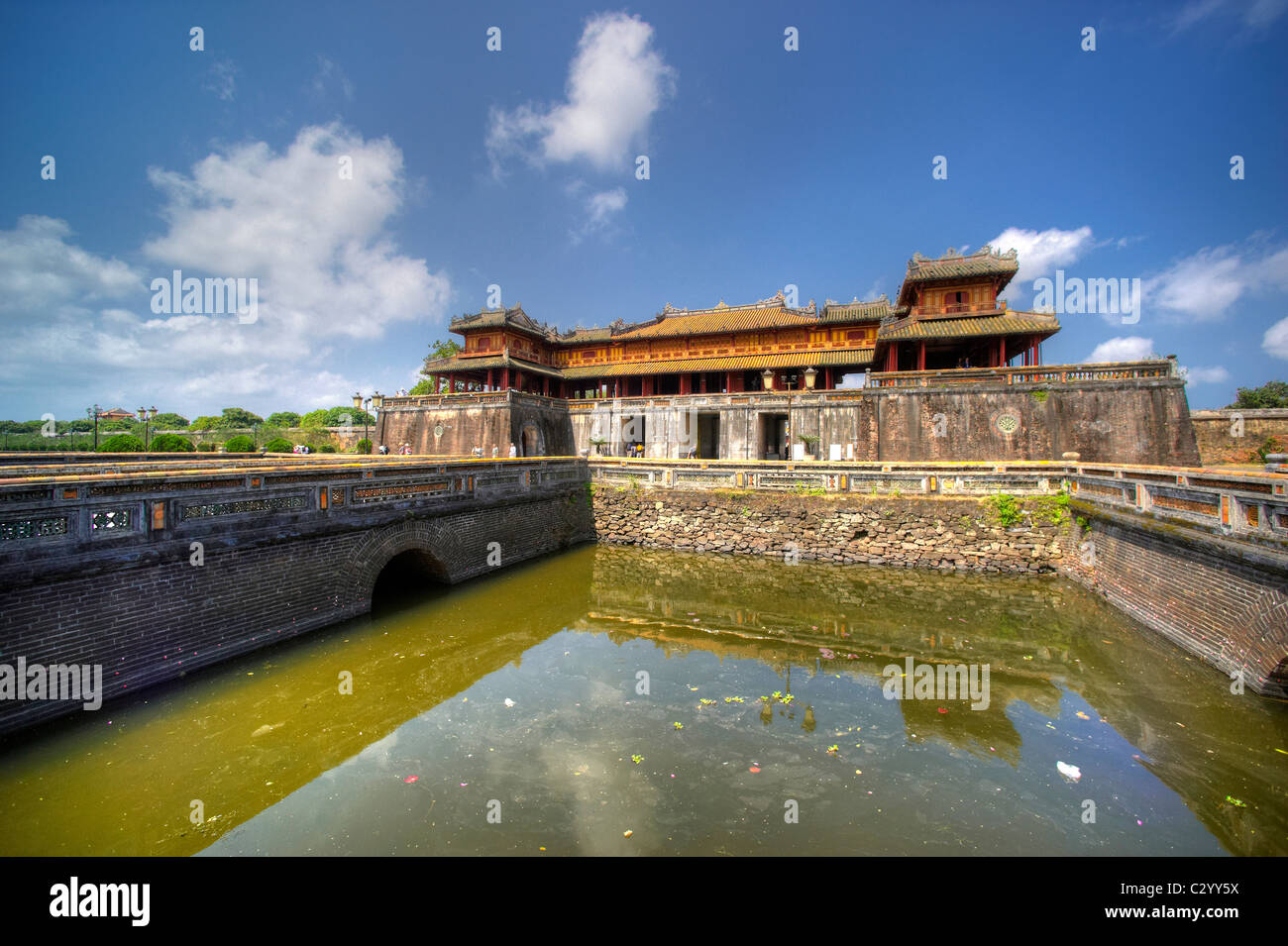 Hue (en chữ nôm 化) est la capitale de la province de Thừa Thiên - Hue, Vietnam. Banque D'Images