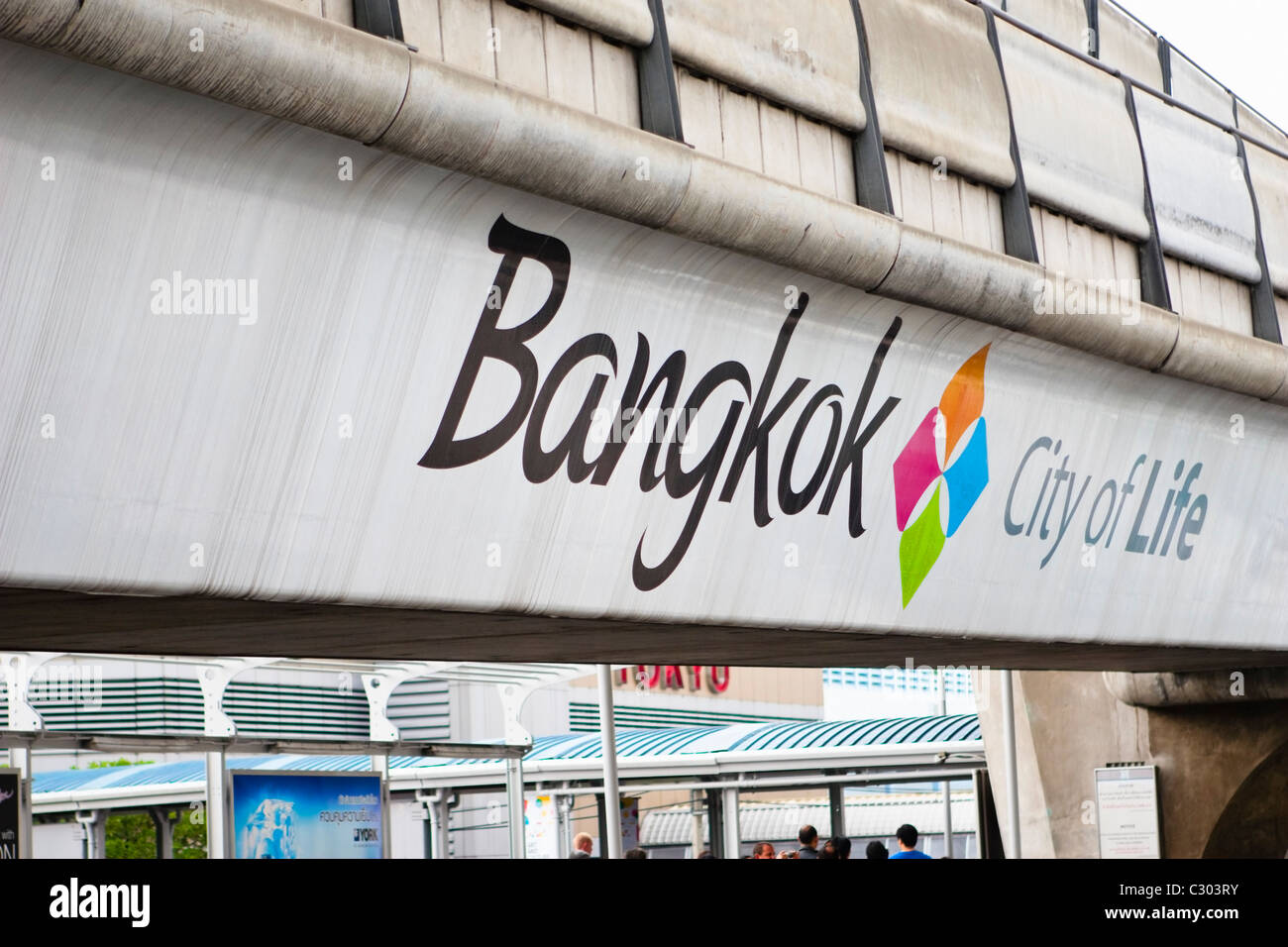 Bangkok : cité de vie Banque D'Images