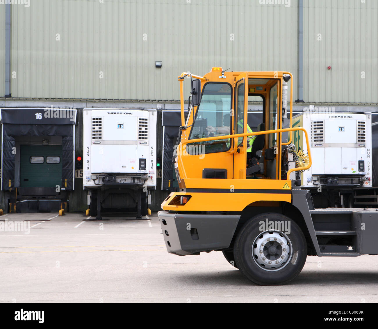 Cour de liaisons de transport Banque D'Images