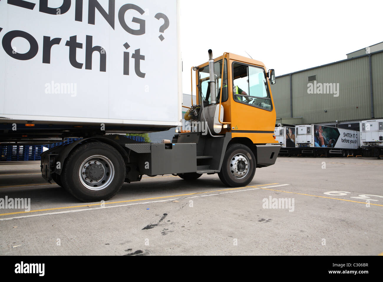 Cour de liaisons de transport Banque D'Images