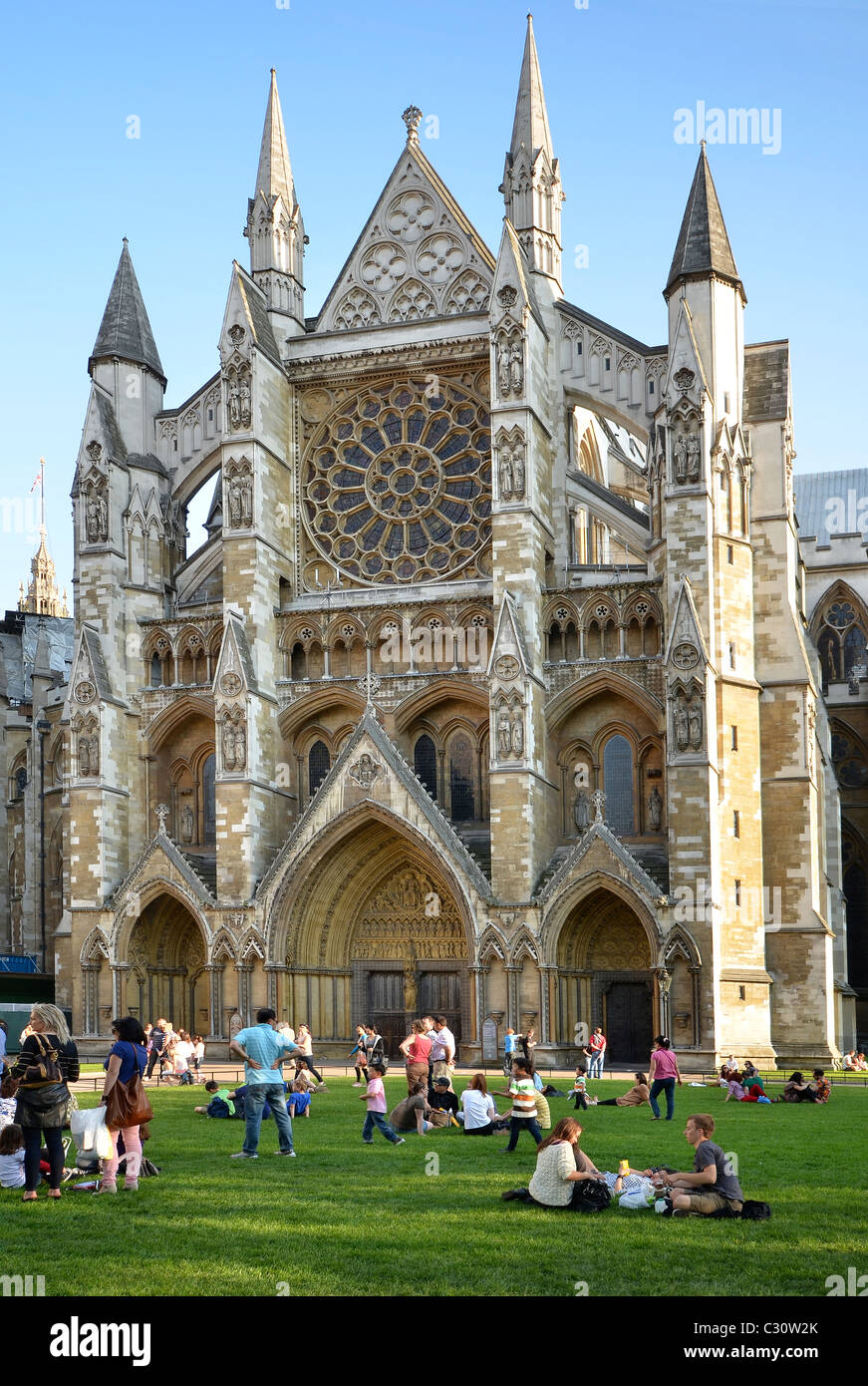 L'Abbaye de Westminster les monarques anglais, Royal Wedding Day - Prince William et Kate Middleton Catherin '' Banque D'Images