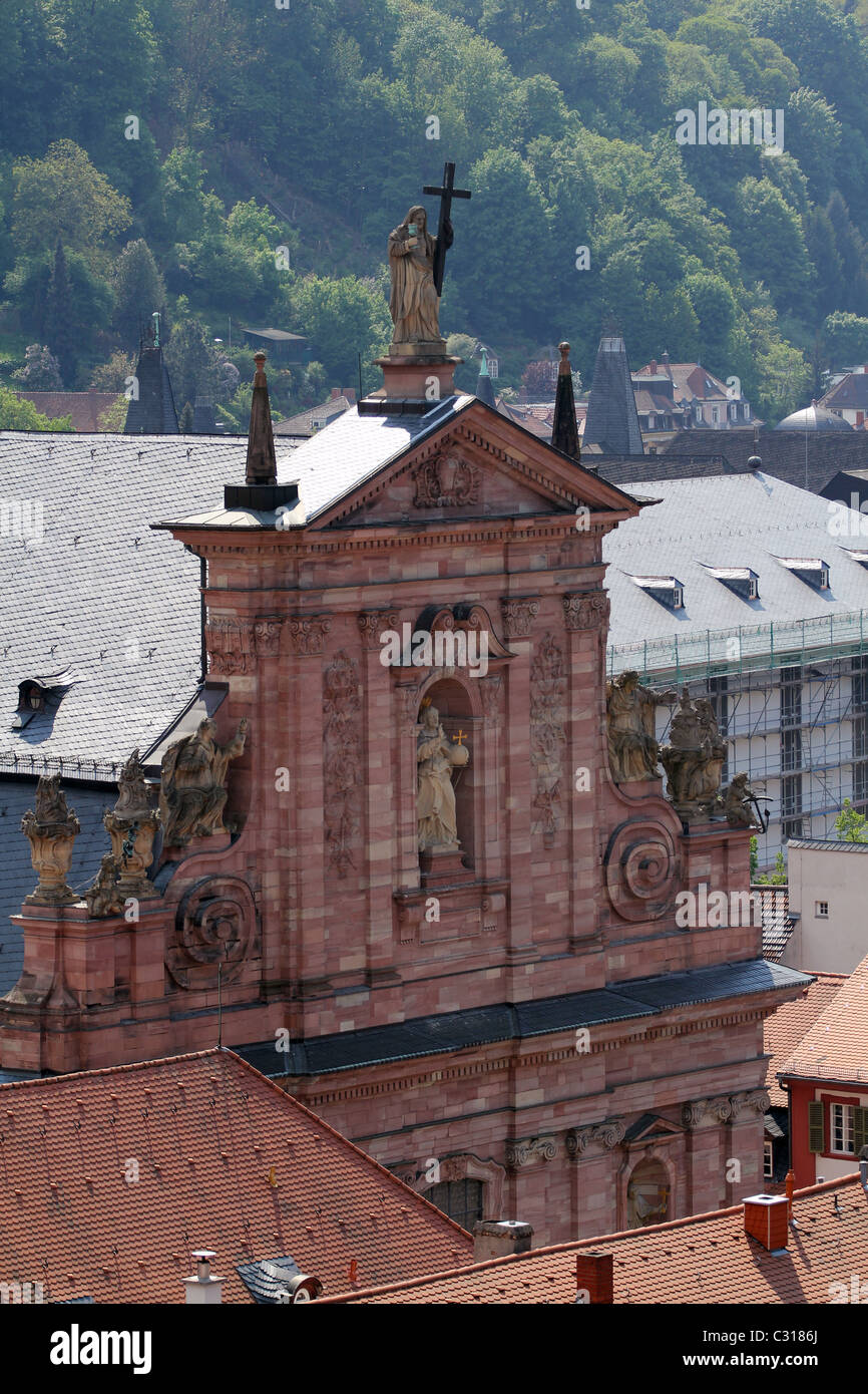 Ville médiévale de Heidelberg Banque D'Images