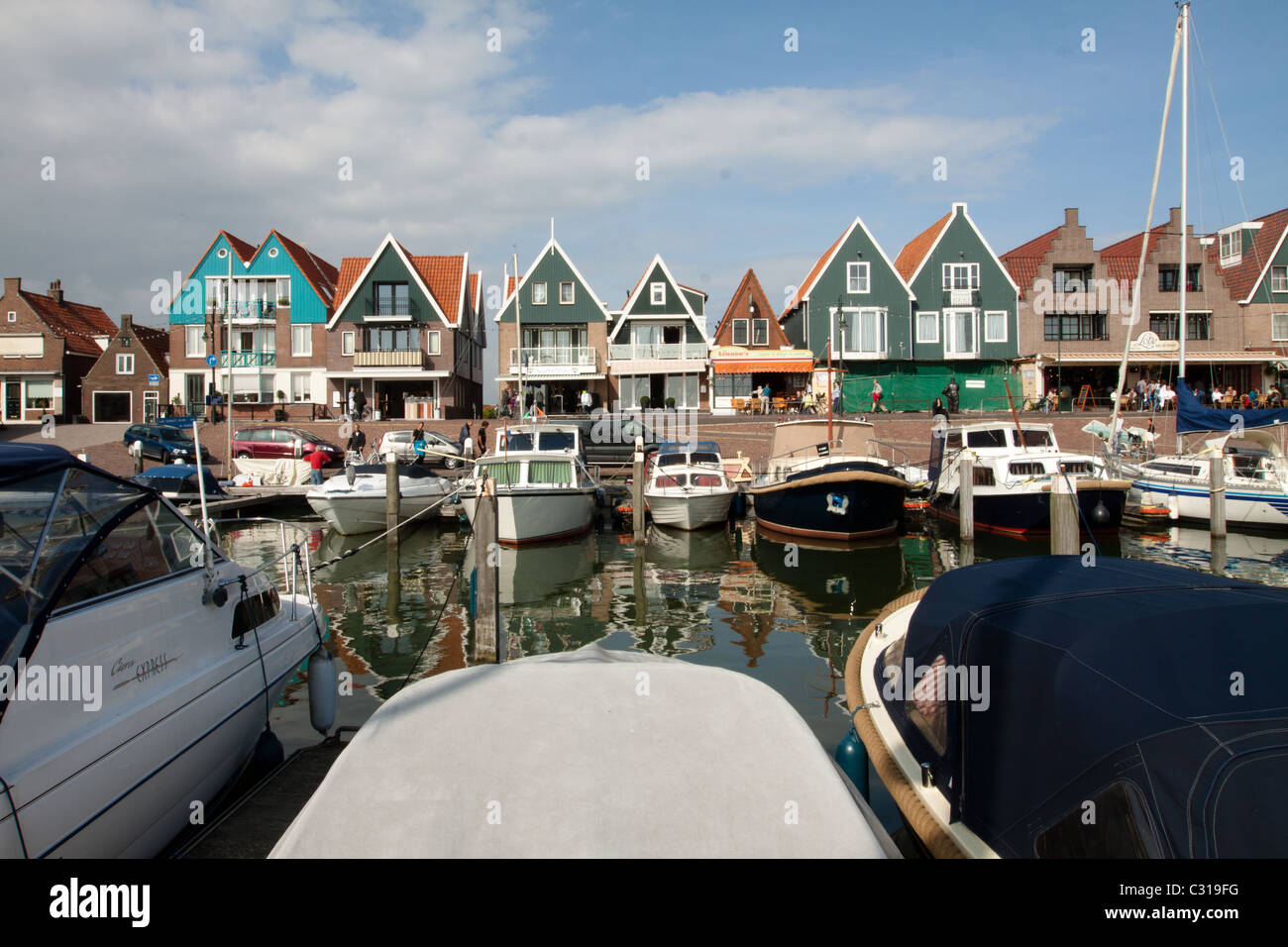 Village de pêcheurs de Volendam près d'Amsterdam Banque D'Images