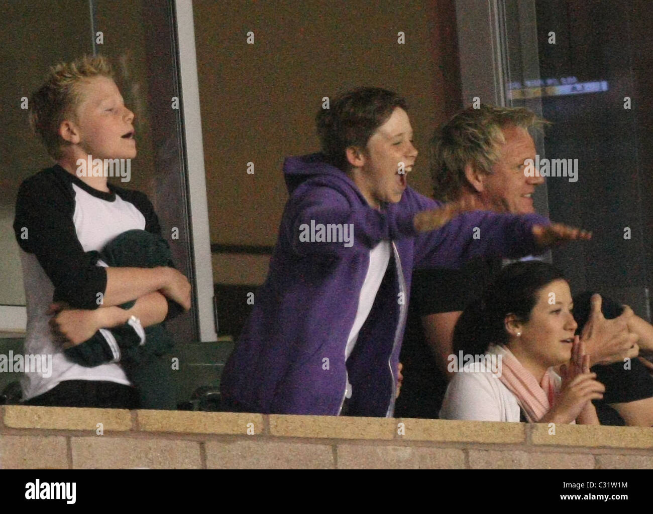 Jack Ramsay Brooklyn Beckham Gordon Ramsay Objectif Celebrer La Galaxy V Celebs A Portland Timbers Carson Los Angeles Californ Photo Stock Alamy