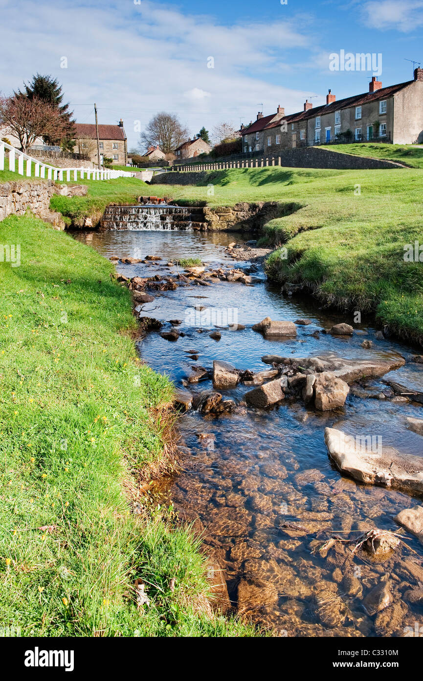 Hutton Beck, Hutton le Hole Village Banque D'Images