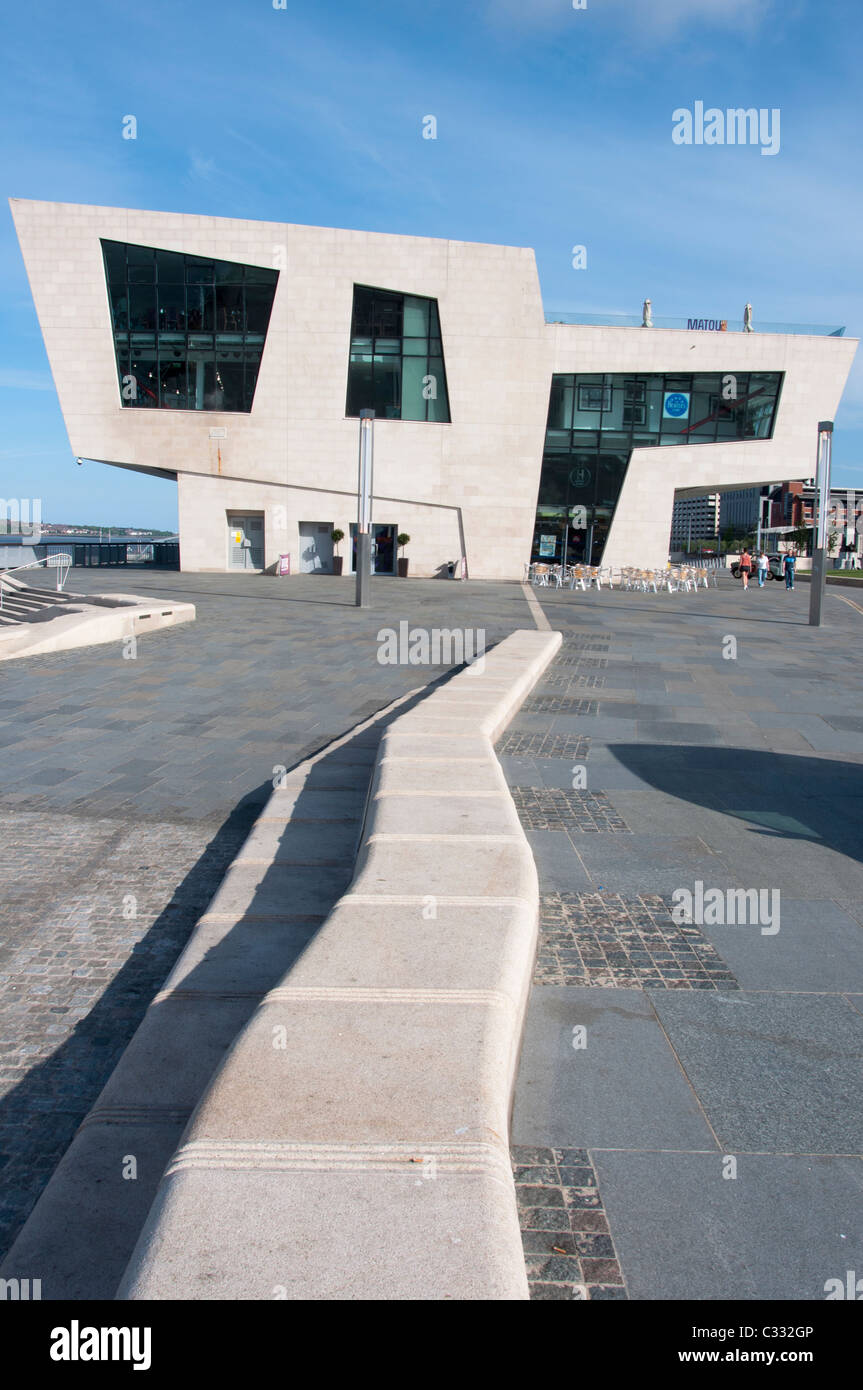 Liverpool pier head Mersey ferry terminal. UK Banque D'Images