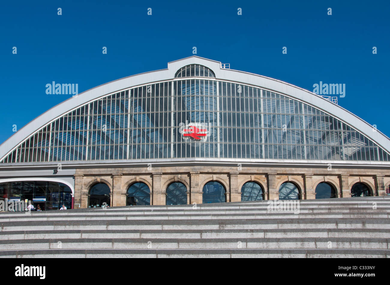 La gare de Lime Street Liverpool, Royaume-Uni Banque D'Images