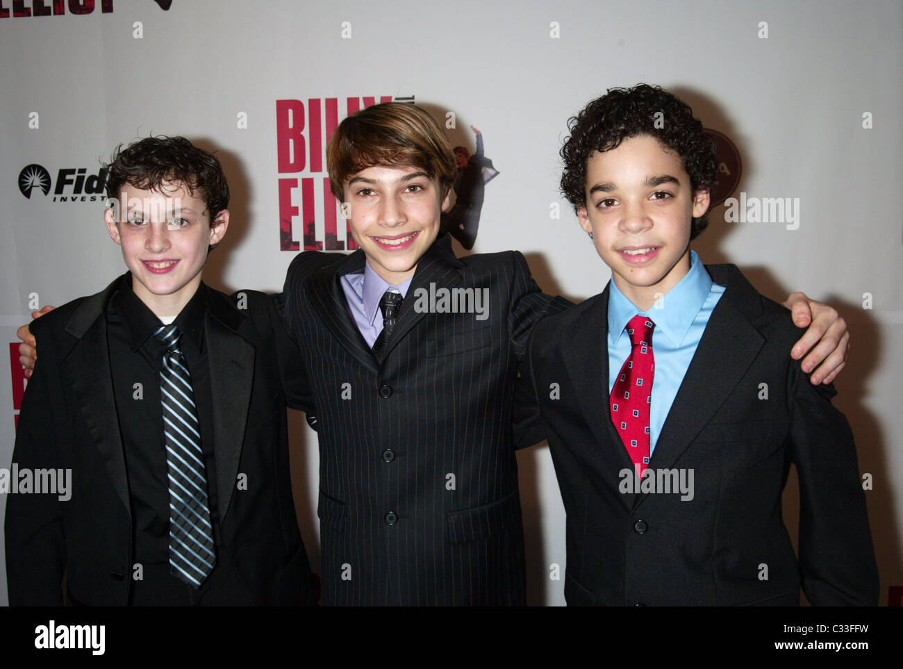 Trent Kowalik, Kiril Kulish, David Alvarez Opening Night After Party pour 'Billy Elliot the Musical' tenue à 608 West 28th St. Banque D'Images